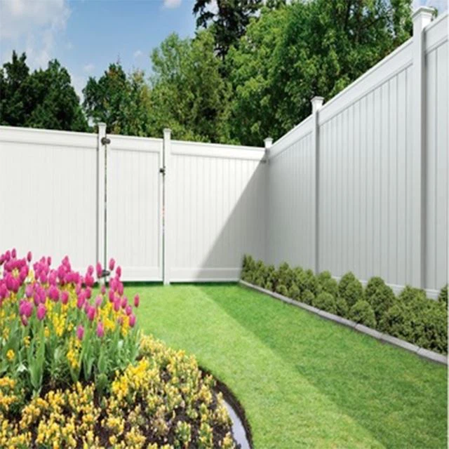 White 4x8 Vinyl Fence Panels