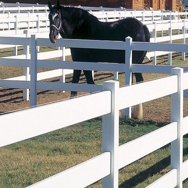 PVC White Horse Fence